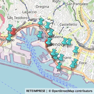 Mappa Via delle Grazie, 16128 Genova GE, Italia (0.95895)