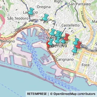 Mappa Via delle Grazie, 16128 Genova GE, Italia (0.80583)
