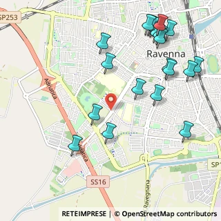 Mappa Viale Vincenzo Randi, 48121 Ravenna RA, Italia (1.299)