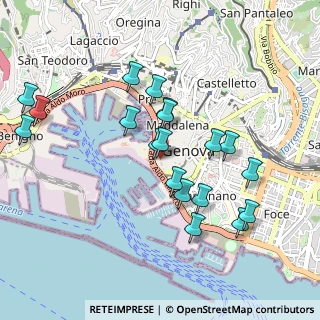 Mappa Piazza Embriaci, 16123 Genova GE, Italia (0.95526)