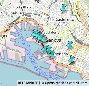 Mappa Piazza Embriaci, 16123 Genova GE, Italia (0.72462)