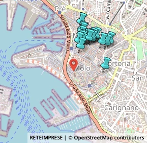 Mappa Piazza Embriaci, 16123 Genova GE, Italia (0.4255)