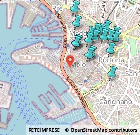 Mappa Piazza Embriaci, 16123 Genova GE, Italia (0.4985)