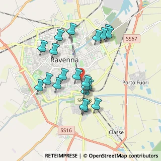 Mappa Via Metauro, 48121 Ravenna RA, Italia (1.745)