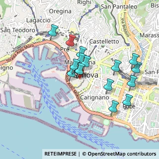 Mappa Via S. Donato, 16123 Genova GE, Italia (0.80063)