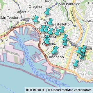 Mappa Piazza Ferretto, 16123 Genova GE, Italia (0.973)