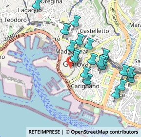 Mappa Via S. Donato, 16123 Genova GE, Italia (0.9275)