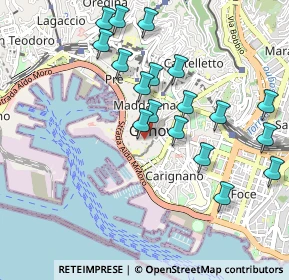 Mappa Piazza Ferretto, 16123 Genova GE, Italia (0.99611)