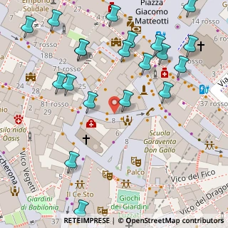 Mappa Via S. Donato, 16123 Genova GE, Italia (0.0835)