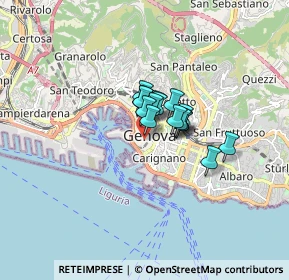 Mappa Via S. Donato, 16123 Genova GE, Italia (0.825)