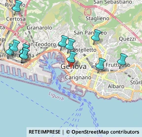 Mappa Via S. Donato, 16123 Genova GE, Italia (2.29917)