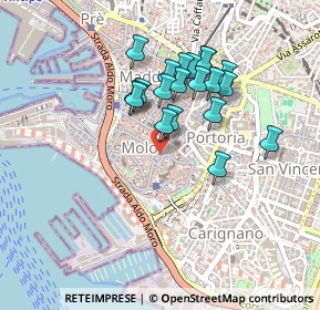 Mappa Piazza Ferretto, 16123 Genova GE, Italia (0.3835)