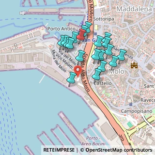 Mappa Via Al Varco delle Grazie, 16128 Genova GE, Italia (0.2065)