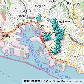 Mappa Via Al Varco delle Grazie, 16128 Genova GE, Italia (0.7785)
