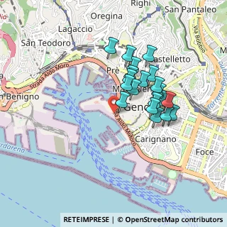 Mappa Piazza Camillo Benso Conte di Cavour, 16128 Genova GE, Italia (0.747)