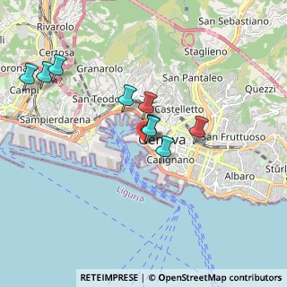 Mappa Via Al Varco delle Grazie, 16128 Genova GE, Italia (2.23273)