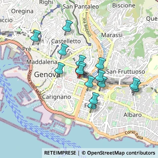 Mappa Via Fiume, 16121 Genova GE, Italia (0.77533)