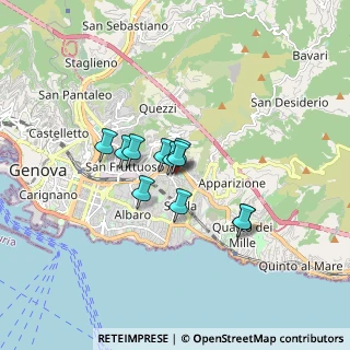 Mappa Via Vernazza, 16131 Genova GE, Italia (1.10636)