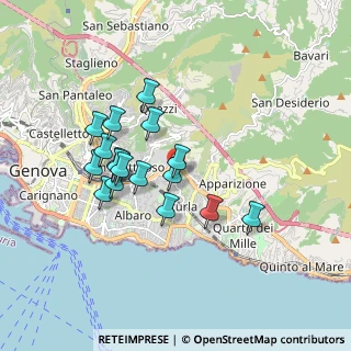 Mappa Via Vernazza, 16131 Genova GE, Italia (1.55588)