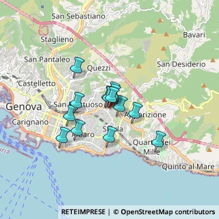 Mappa Via Vernazza, 16131 Genova GE, Italia (1.13714)
