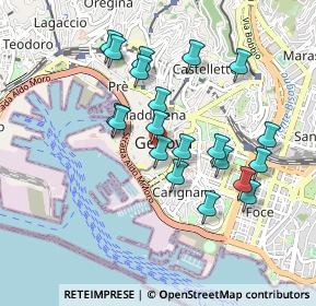 Mappa Via di Porta Soprana, 16123 Genova GE, Italia (0.8505)