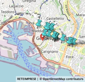 Mappa Via di Porta Soprana, 16123 Genova GE, Italia (0.6425)