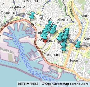 Mappa Via di Porta Soprana, 16123 Genova GE, Italia (0.666)