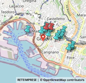 Mappa Via di Porta Soprana, 16123 Genova GE, Italia (0.7005)
