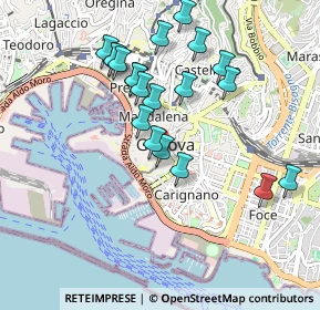 Mappa Via di Porta Soprana, 16123 Genova GE, Italia (0.91)