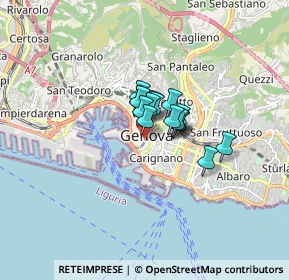 Mappa Via di Porta Soprana, 16123 Genova GE, Italia (0.79375)