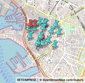 Mappa Via di Porta Soprana, 16123 Genova GE, Italia (0.2845)