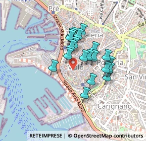 Mappa Via di S. Bernardo, 16123 Genova GE, Italia (0.336)