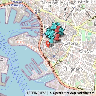 Mappa Via di S. Bernardo, 16123 Genova GE, Italia (0.2625)