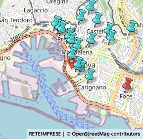 Mappa Via di S. Bernardo, 16123 Genova GE, Italia (0.9315)