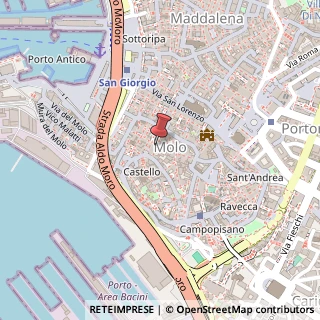 Mappa Via di San Bernardo, 45 / R, 16123 Genova, Genova (Liguria)