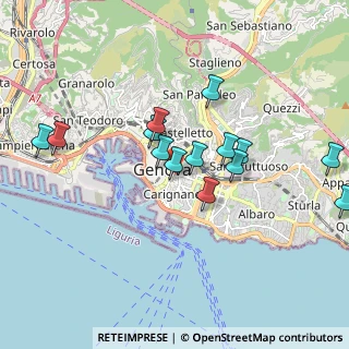 Mappa Via alla Porta degli Archi, 16121 Genova GE, Italia (1.76643)