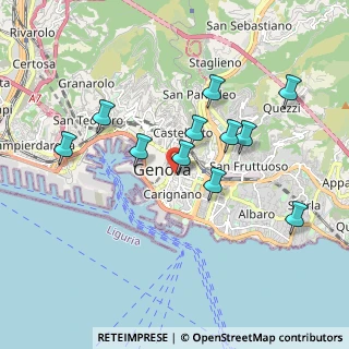 Mappa Via alla Porta degli Archi, 16121 Genova GE, Italia (1.75636)