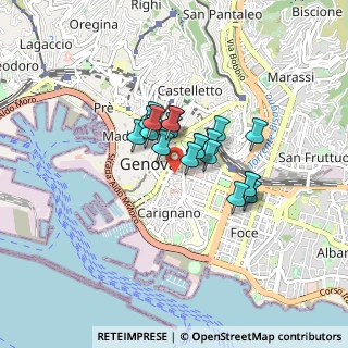 Mappa Via alla Porta degli Archi, 16121 Genova GE, Italia (0.548)