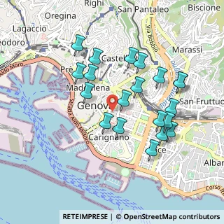 Mappa Via alla Porta degli Archi, 16121 Genova GE, Italia (0.907)