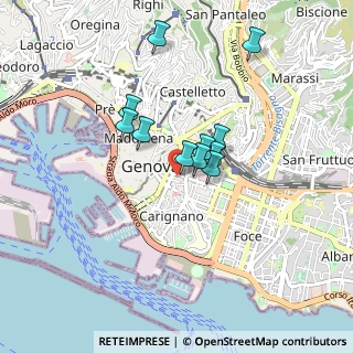 Mappa Via alla Porta degli Archi, 16121 Genova GE, Italia (0.65818)