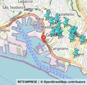 Mappa Calata Grazie, 16123 Genova GE, Italia (1.05714)