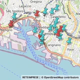 Mappa Calata Grazie, 16123 Genova GE, Italia (1.076)