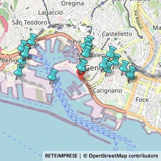 Mappa Calata Grazie, 16128 Genova GE, Italia (1.038)