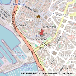 Mappa Via Eugenia Ravasco, 10 r, 16128 Genova, Genova (Liguria)