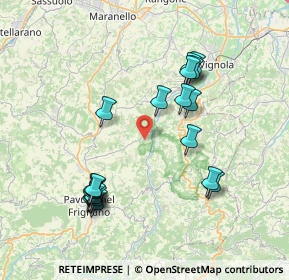 Mappa Via Festà, 41054 Marano sul Panaro MO, Italia (7.96)