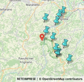 Mappa Via Festà, 41054 Marano sul Panaro MO, Italia (7.87)