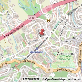 Mappa Via Romana di Ponente, 35, 16011 Arenzano, Genova (Liguria)