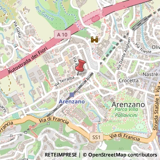 Mappa Via Terralba,  4, 16100 Arenzano, Genova (Liguria)