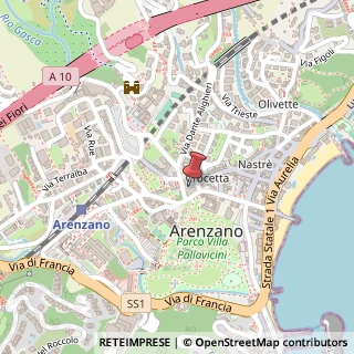 Mappa Via Capitan Romeo,  82, 16011 Arenzano, Genova (Liguria)