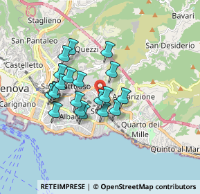 Mappa Via Raffaele Pratolongo, 16131 Genova GE, Italia (1.386)